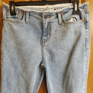 Motel Rocks Flared Leg Jeans Womens XS Blue Medium Wash Casual Retro Denim